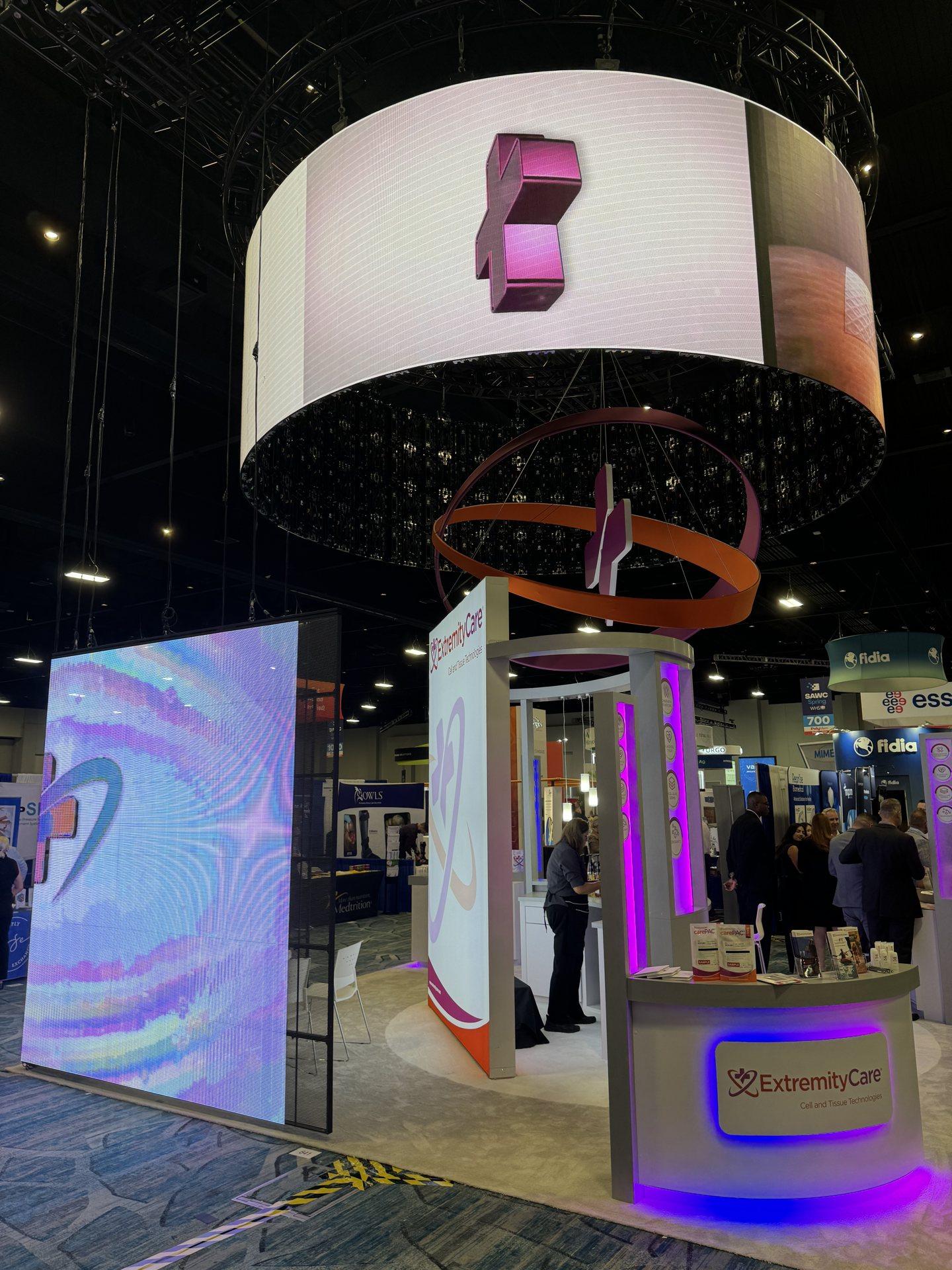 A Lamar Exhibits booth related to The real budget for a 30×30 island — design to dismantle